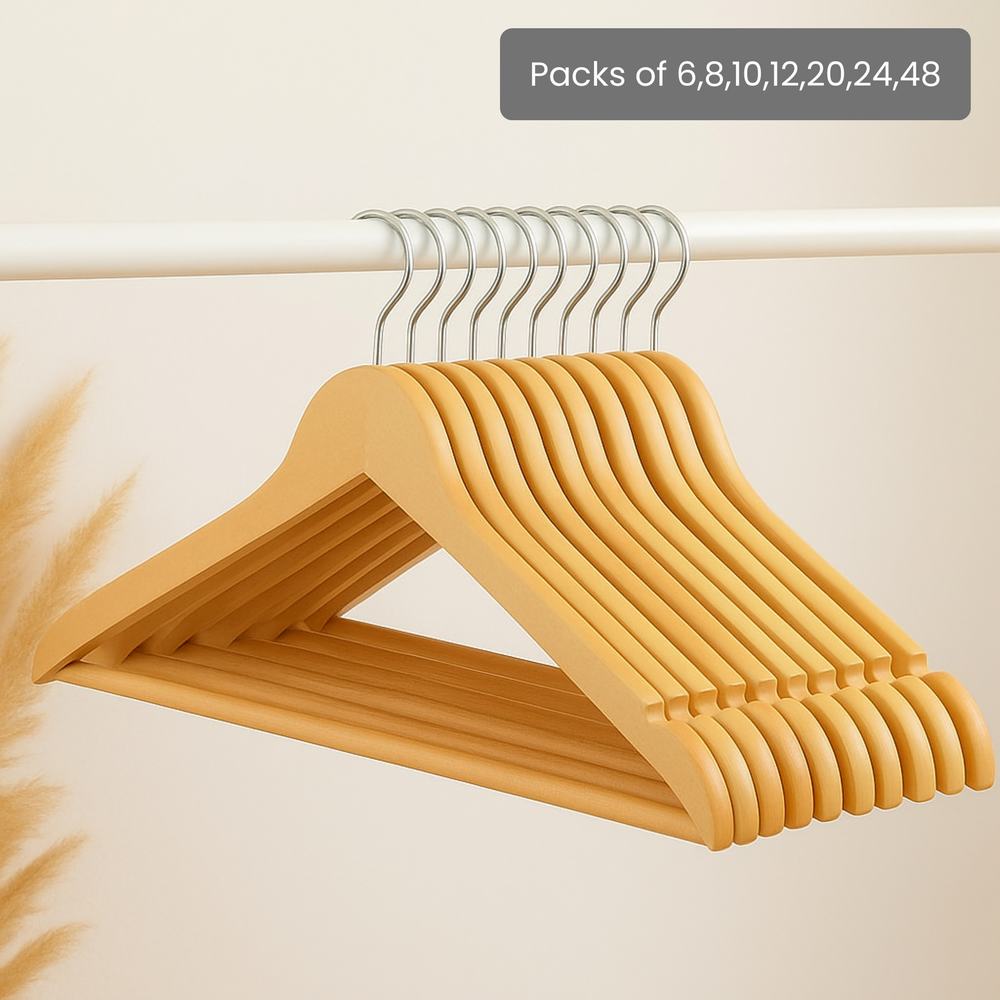Wooden Hanger Top 17" Naural