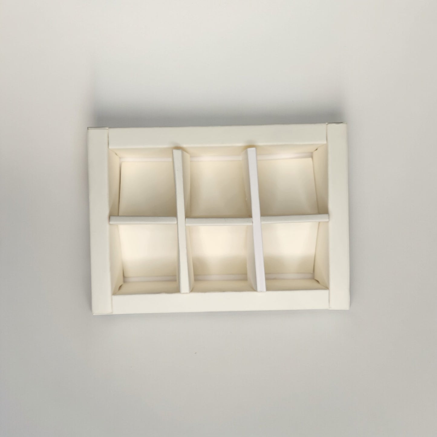 6 Cavity Printed Chocolate Box (Taste of Luxury Print) (Pack of 5 pcs)