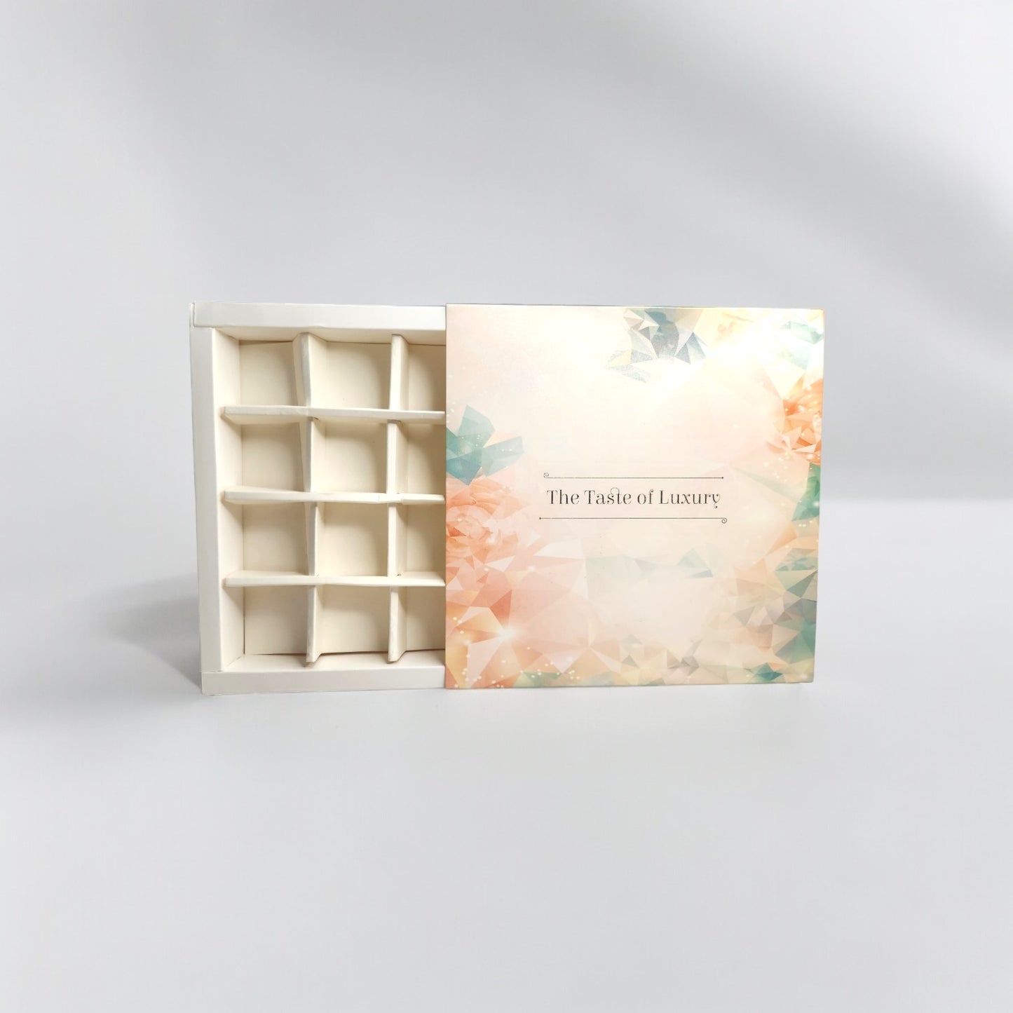 16 Cavity Printed Chocolate Box(Taste of Luxury Print) (Pack of 5 pcs)