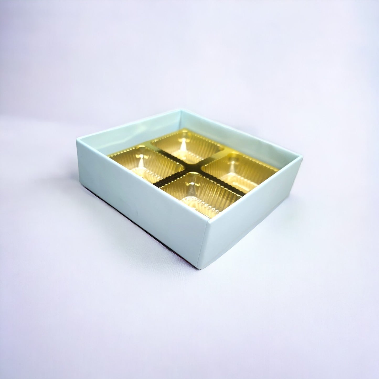 4 pc Chocolate Rigid Box (Top & Bottom) (Pack of 5pcs)