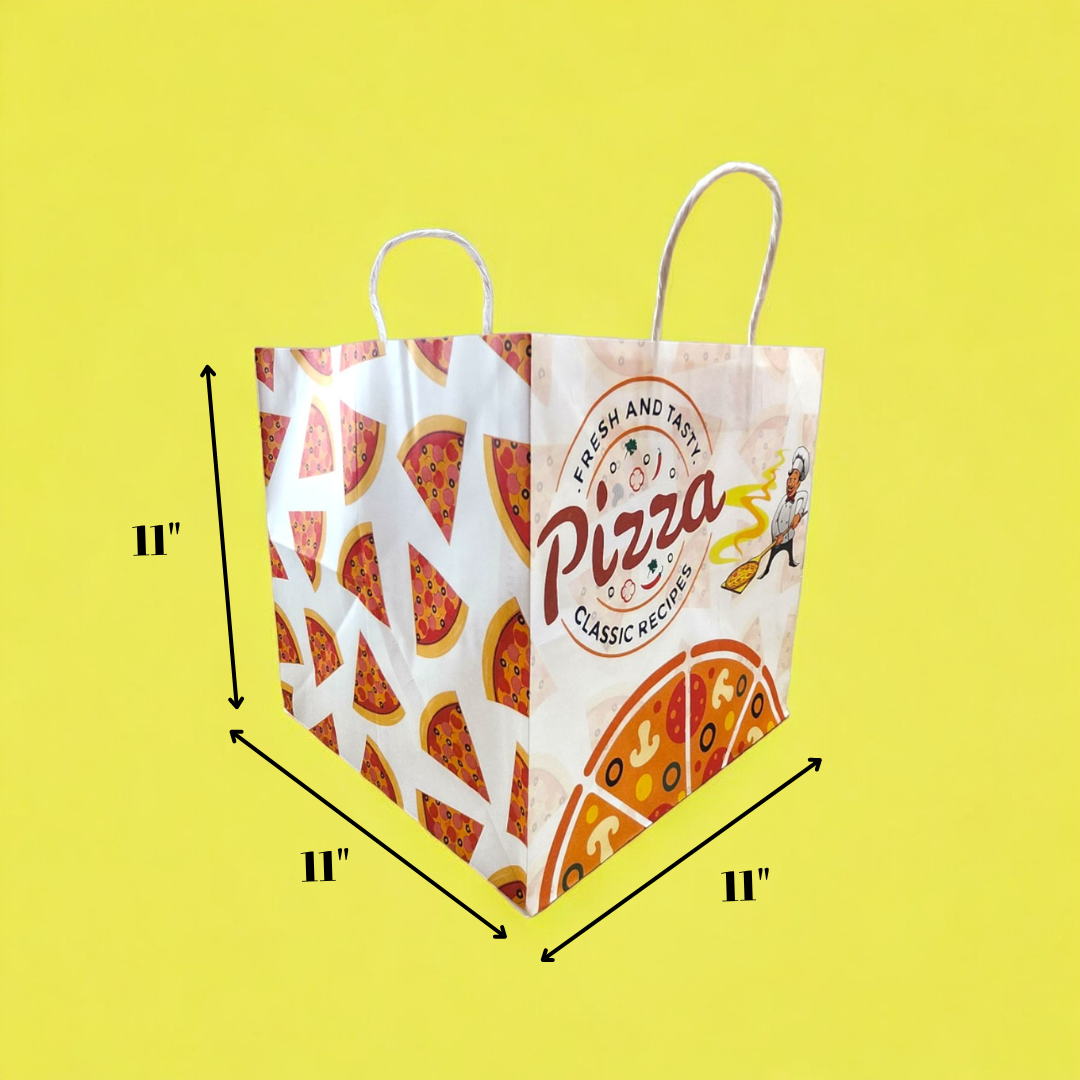 Pizza Paper Carry Bag (Printed)