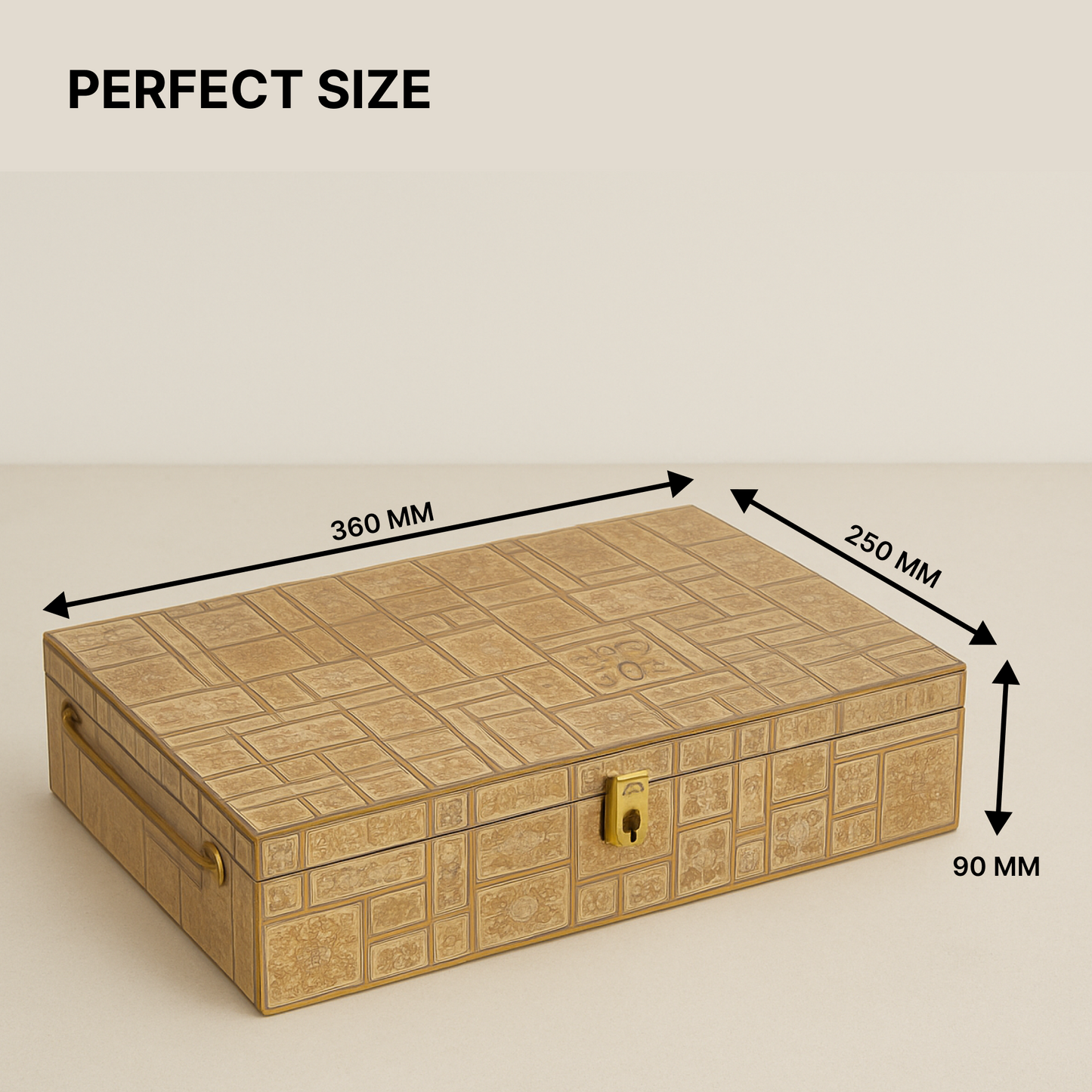 6 Jars MDF Dryfruit Boxes 360x250x90 mm