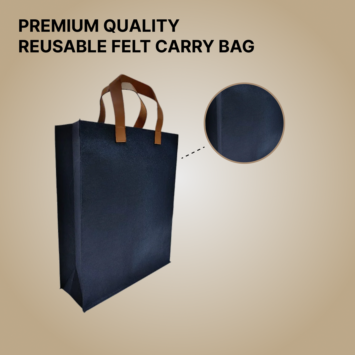 Felt Carry Bag 14"x16"x4"