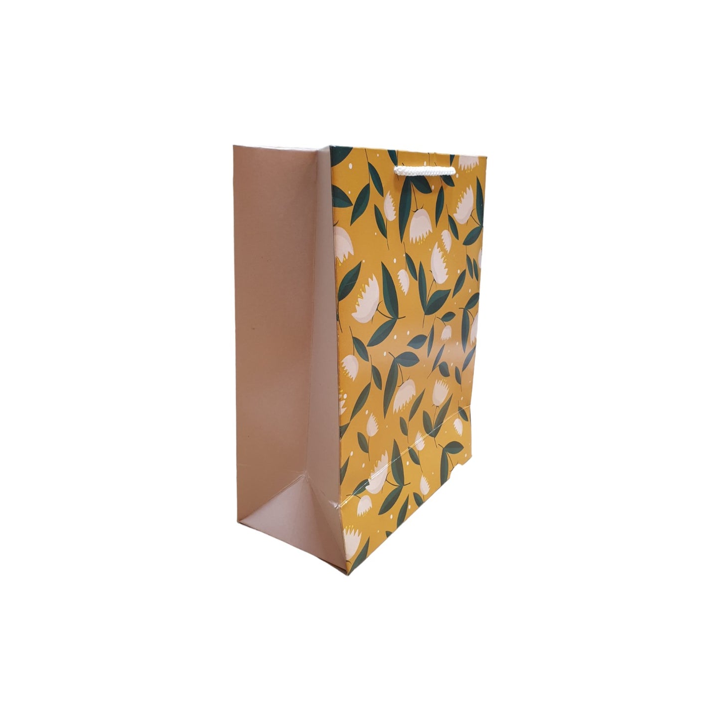 Thamboolam Paper Bag (White Flower Print) (Pack of 10pcs)