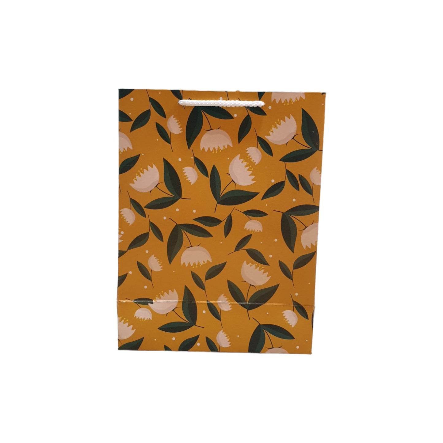 Thamboolam Paper Bag (White Flower Print) (Pack of 10pcs)