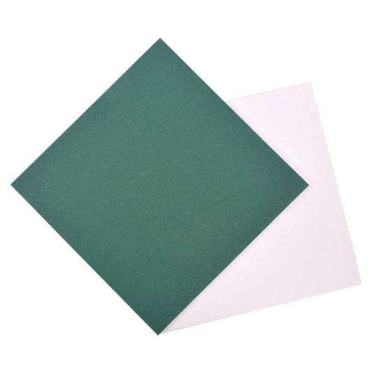 Green Corrugated Cardboard Sheet 4 X 4 Inch