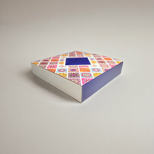 9 Cavity Printed Chocolate Box(Celebration Print) (Pack of 5 pcs)