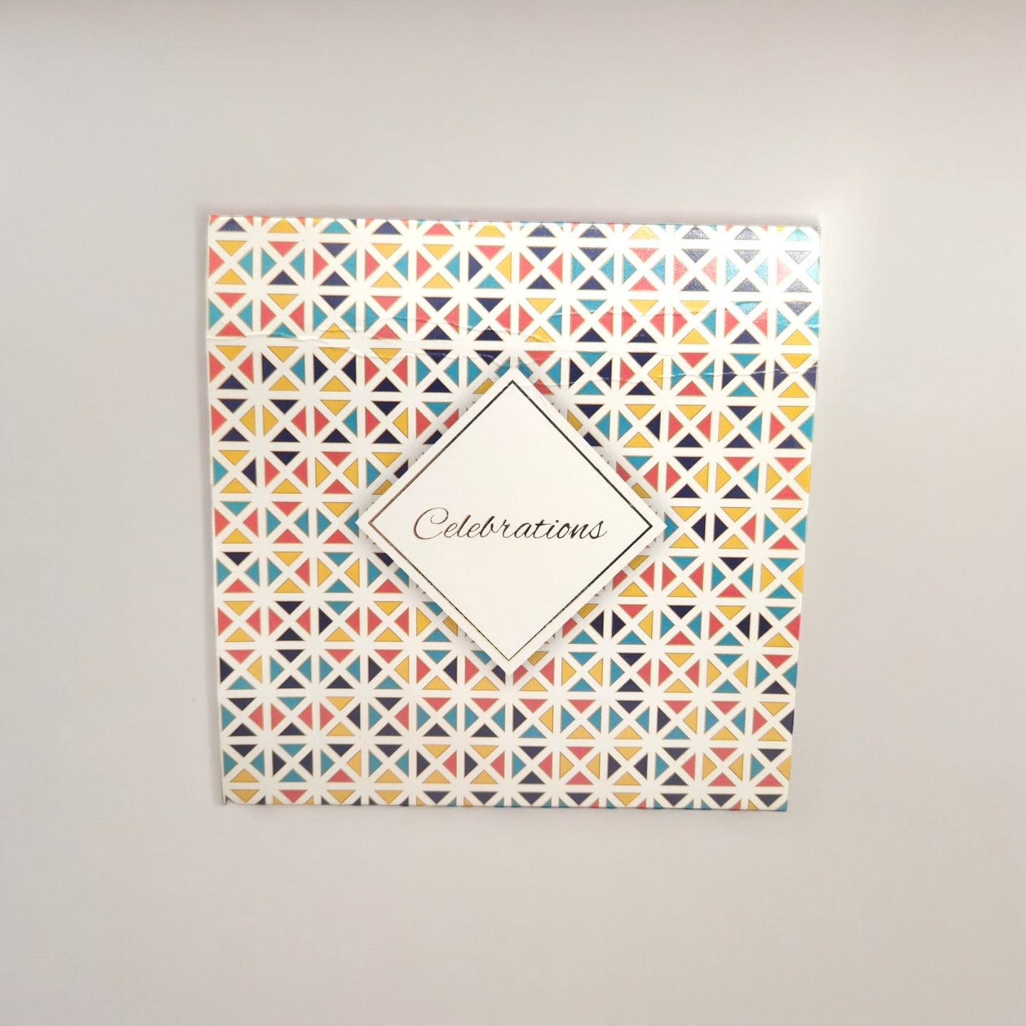 9 Cavity Printed Chocolate Box(Celebration Print) (Pack of 5 pcs)