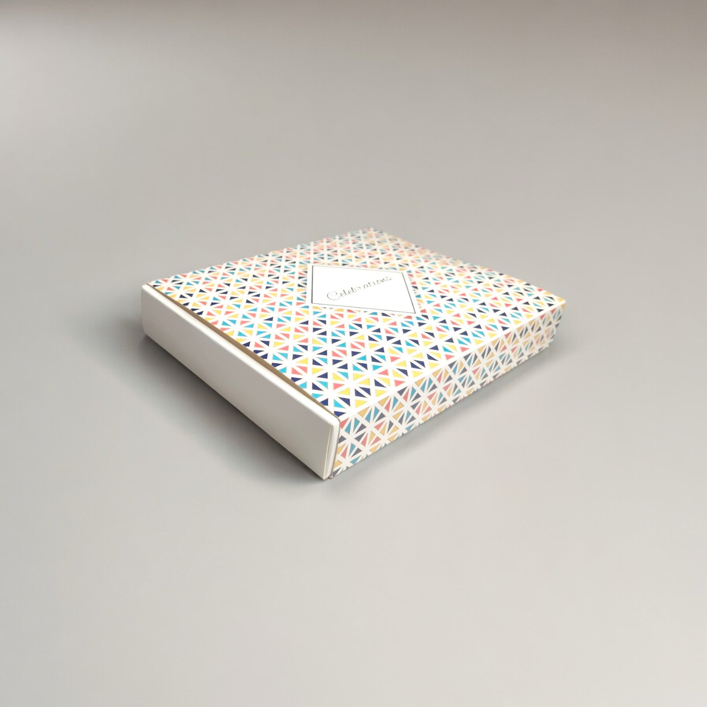 16 Cavity Printed Chocolate Box(Celebration Print) (Pack of 5 pcs)