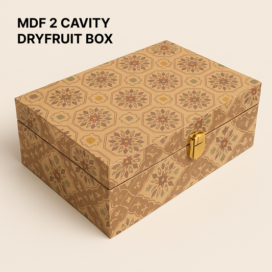 2 Jars MDF Dryfruit Boxes (Mini) 205x135x75 mm
