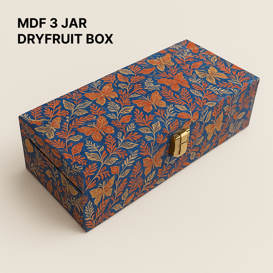 3 Jars MDF Dryfruit Boxes (Mini) 295x135x75 mm