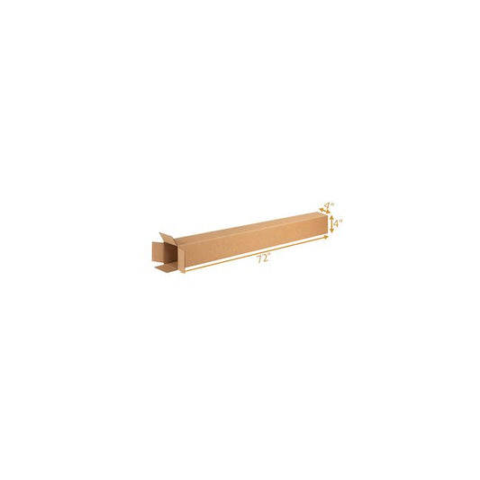 3 Ply Corrugated Cardboard Box 4 x 4 x 74 Inch