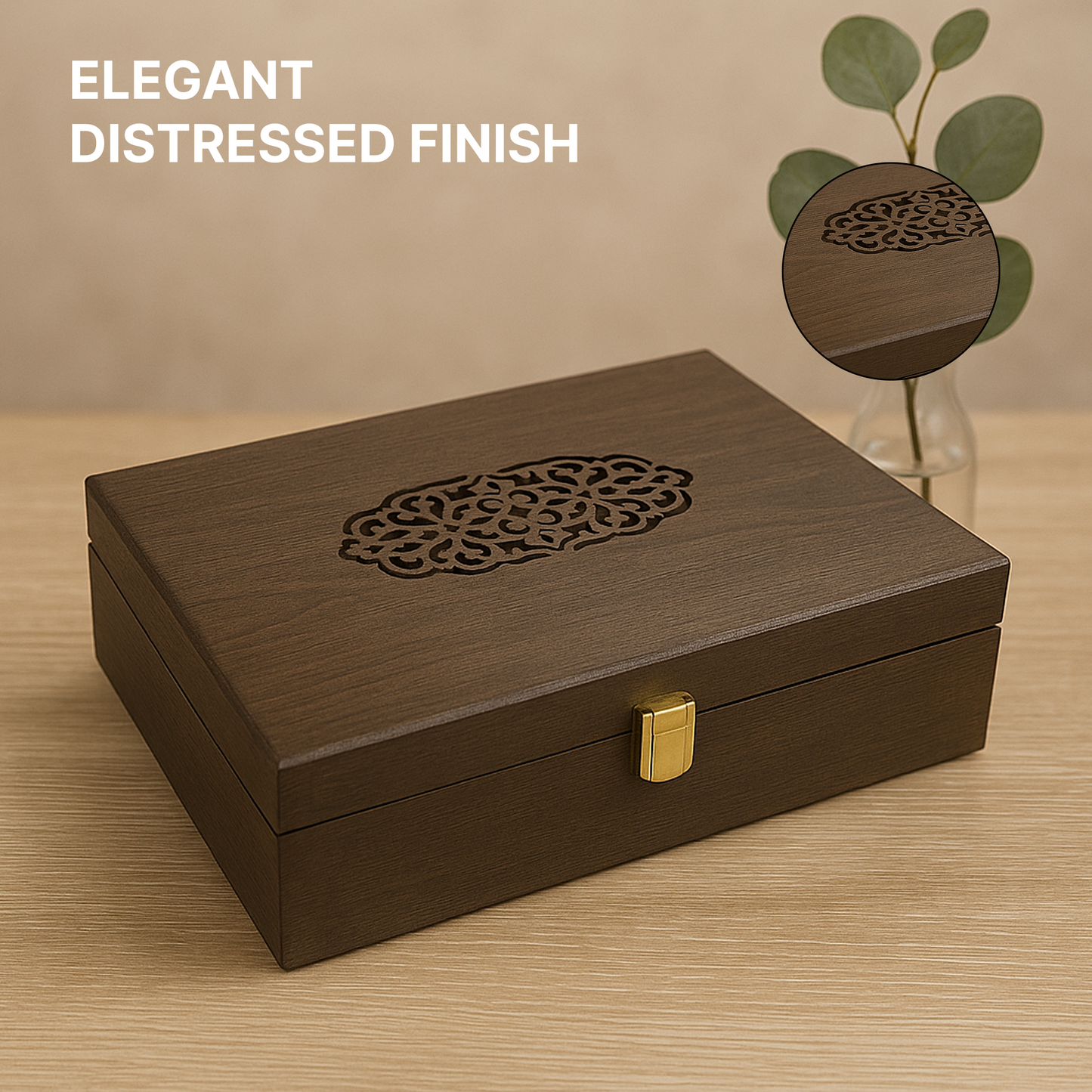 MDF Vintage Saree Box 350x240x75 mm