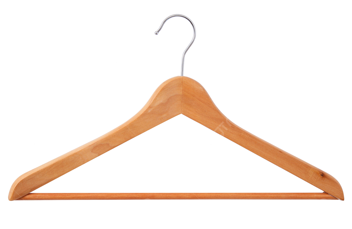 Wooden Hanger Top 15" Naural
