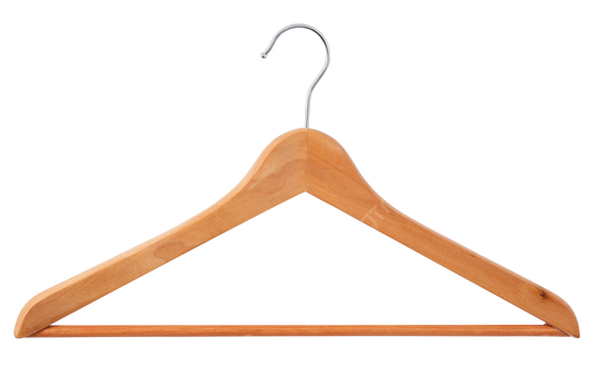 Wooden Hanger Top 15" Naural