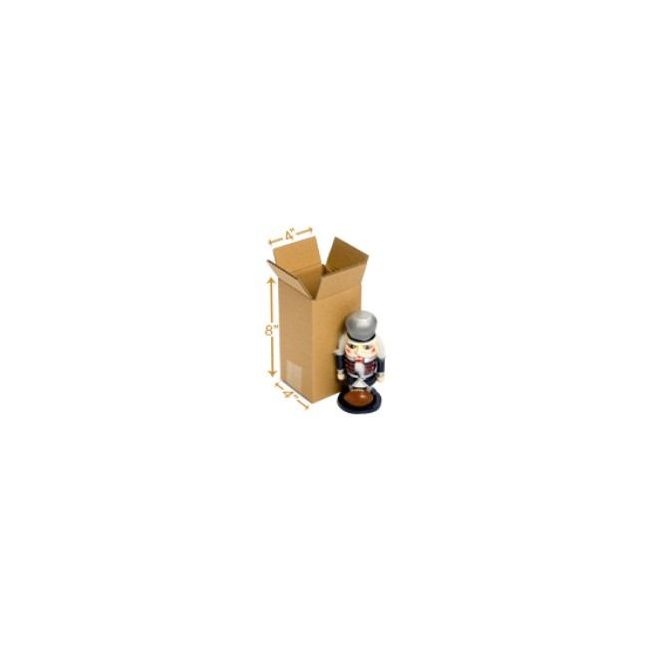 5 Ply Corrugated Cardboard Box 4 x 4 x 8 Inch