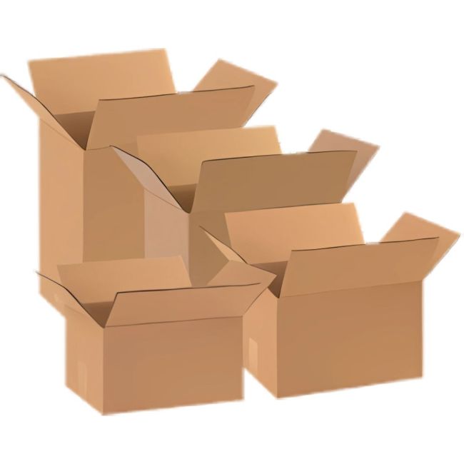 5 Ply Corrugated Cardboard Box 4 x 4 x 8 Inch