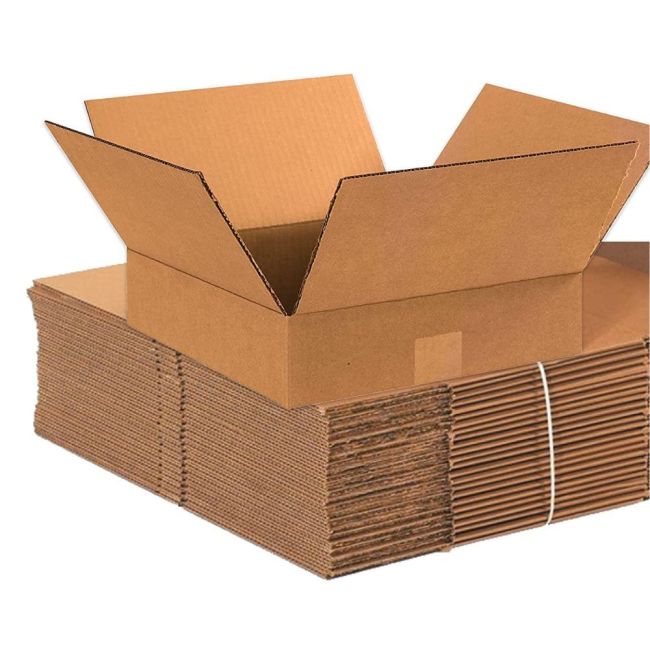 3 Ply Corrugated Cardboard Box 4 x 4 x 3 Inch